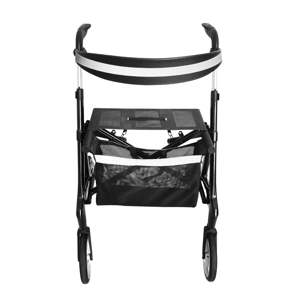 Hot Selling Rollator Walker Folding Large Capacity Outdoor Carbon Fiber Rollator Elderly