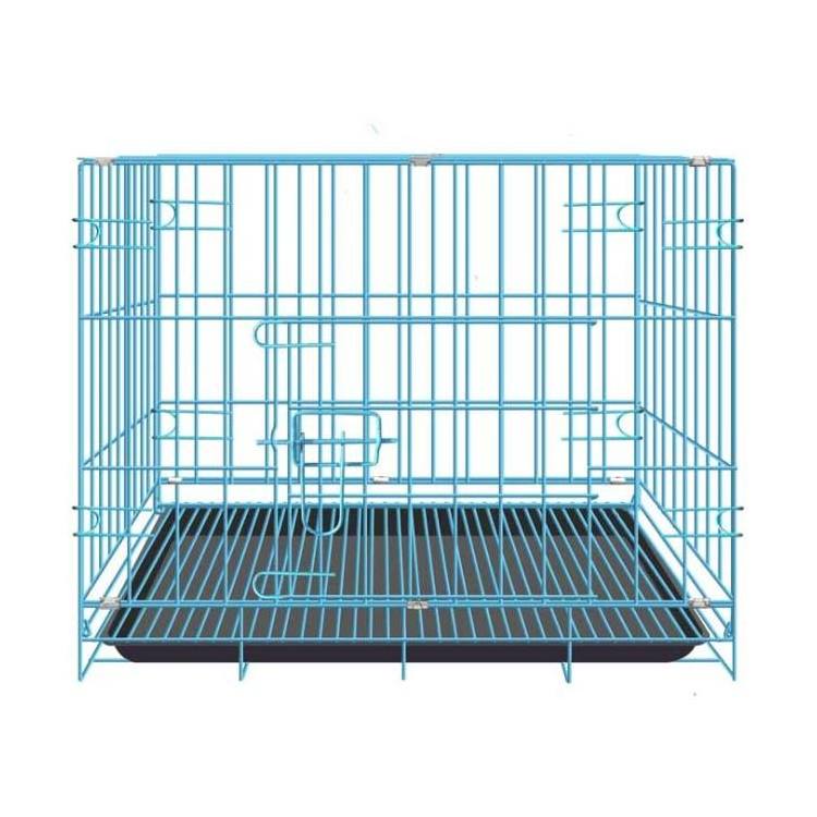 Metal Dog Kennels Stainless Steel Foldable Indoor Large Pet Dog Cages