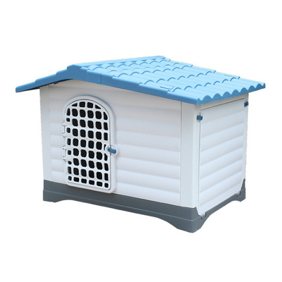 Outdoor Pet Dog Kennel House Waterproof And Windproof Large Plastic Dog House With Door