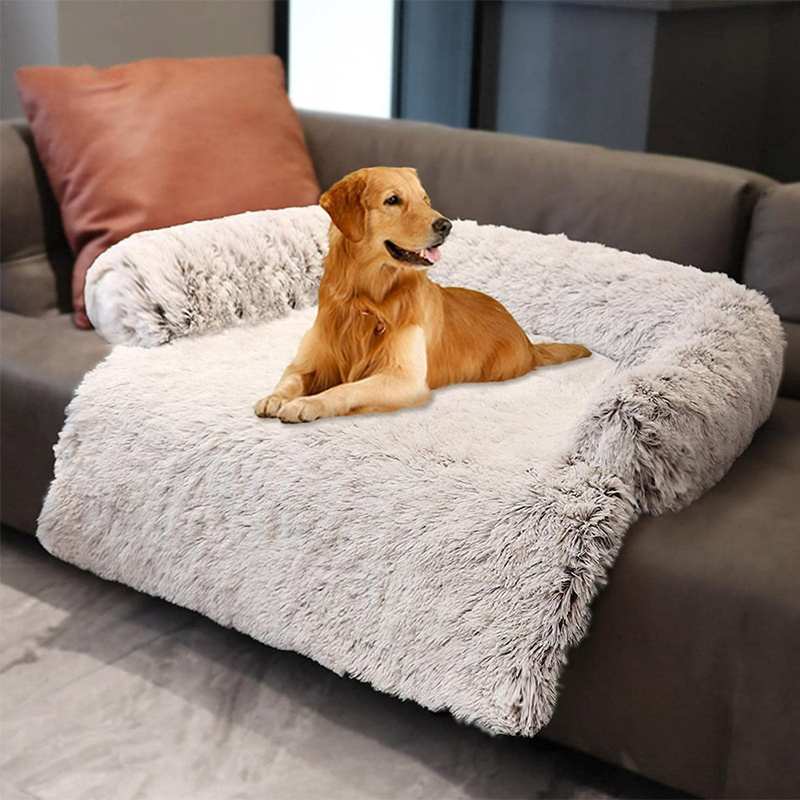 Fancy Pink Luxury Dog Sofa Bed Eco Friendly Washable Waterproof Pet Blanket For Car