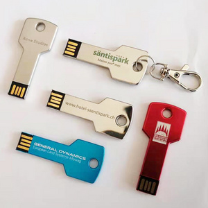 Customized mini metal Key USB flash pen Thumb drives memory sticks for advertising promotion marketing gifts giveaways