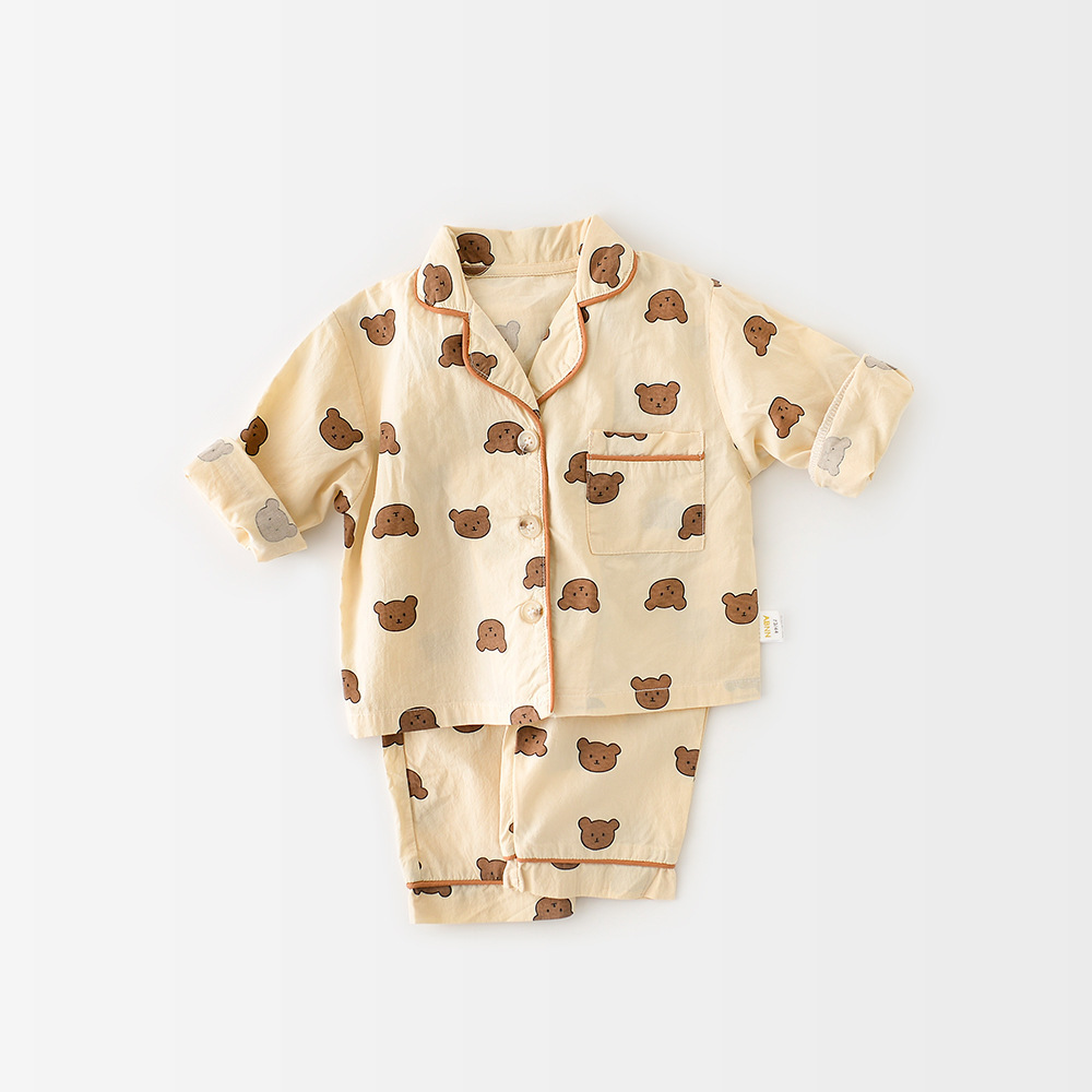 cute new design organic cotton baby pajamas