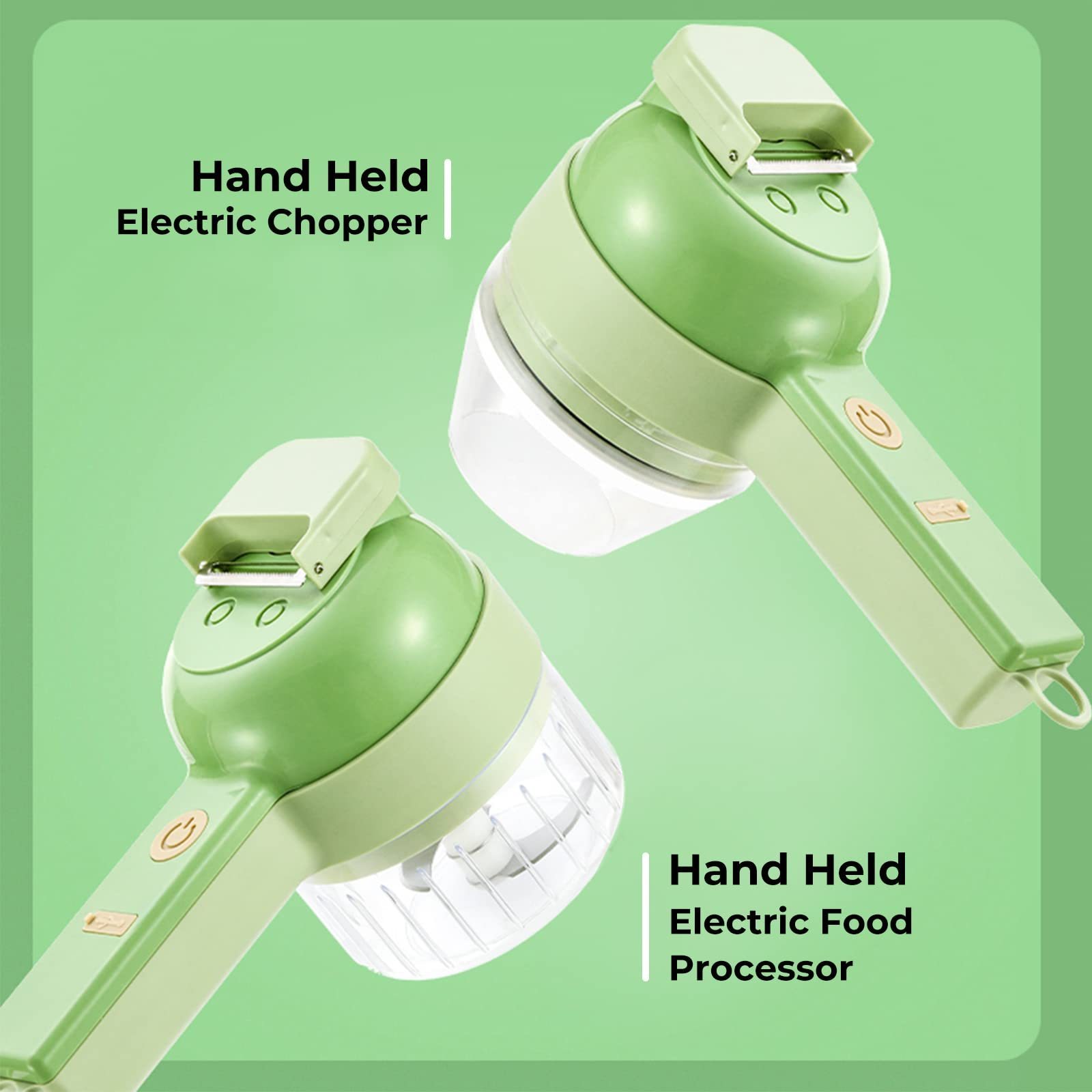 4 in 1 Handheld Electric Vegetable Cutter Set