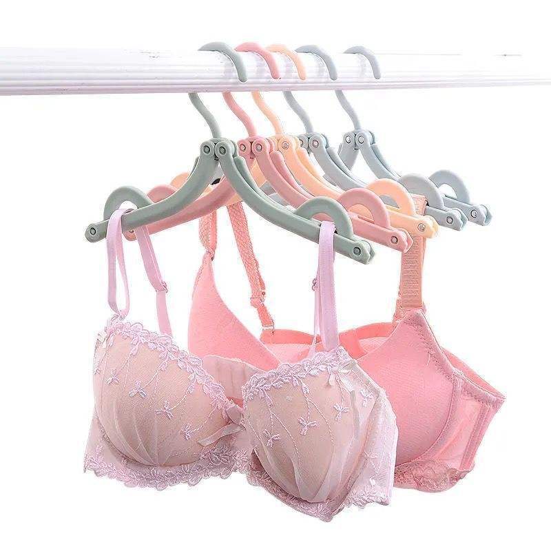 Portable Folding Coat Hangers Plastic Hangers, Travel Accessories Clothes Drying Rack for Travel