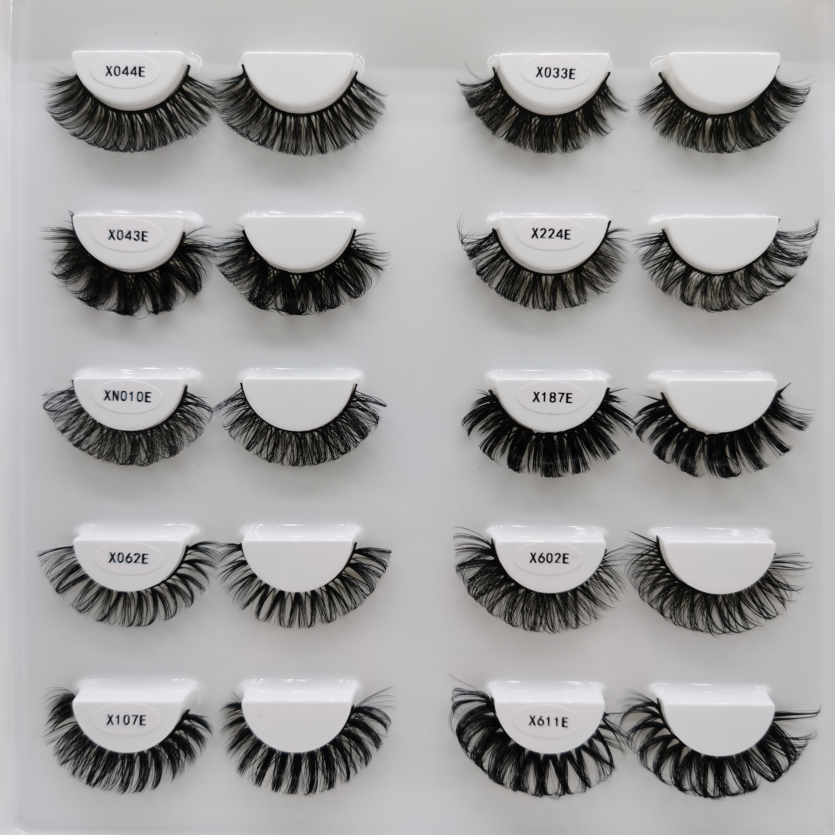 Wholesale Eye lashes dramatic 25Mm Mink Curling Eyelashes 20-25mm 5D 6D Mink Eyelashes fluffy lashes