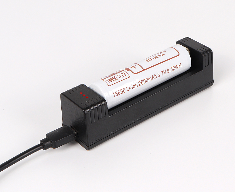 KC Certificated Product High Quality of 18650 Battery Charger Micro 5PIN USB Charging Port Battery Charger