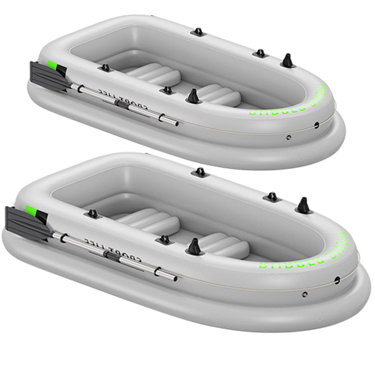 Chinese factory wholesale wireless fast charge bottom increased 30% inflatable boat double chassis inflatable boat