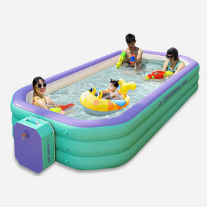 Family Full Sized Children Baby Swimming Pool Backyard Celebrity Outdoor Inflatable Portable Swimming Pool For Kids