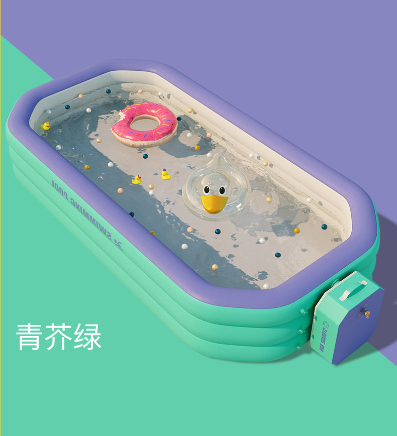 Family Full Sized Children Baby Swimming Pool Backyard Celebrity Outdoor Inflatable Portable Swimming Pool For Kids