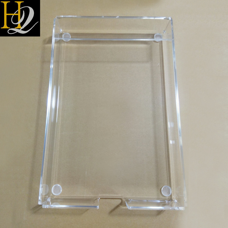 Custom High Quality Clear Acrylic  Holder Memo Holder 5.8x8.5/4x6/5x7 inches memo holder with customized logo