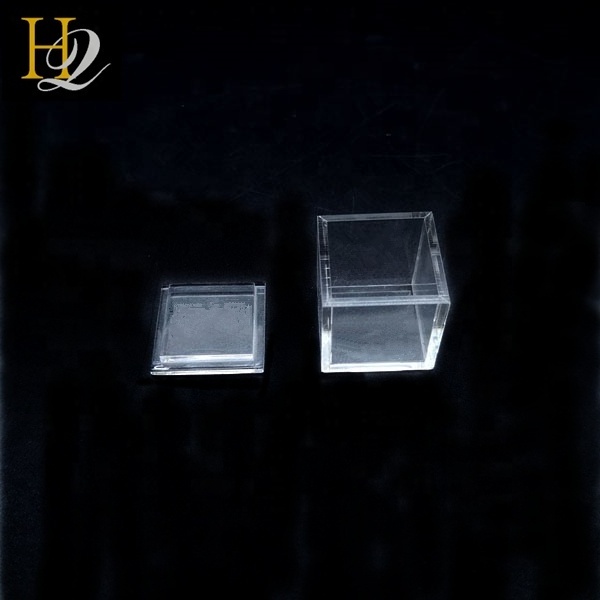 Wholesales Custom Clear Square Acrylic 5-sided Box Small Box with Lid