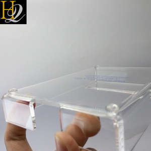 Custom High Quality Clear Acrylic  Holder Memo Holder 5.8x8.5/4x6/5x7 inches memo holder with customized logo