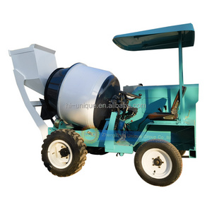 5 yard portable diesel small self loading concrete mixer for sale in dubai