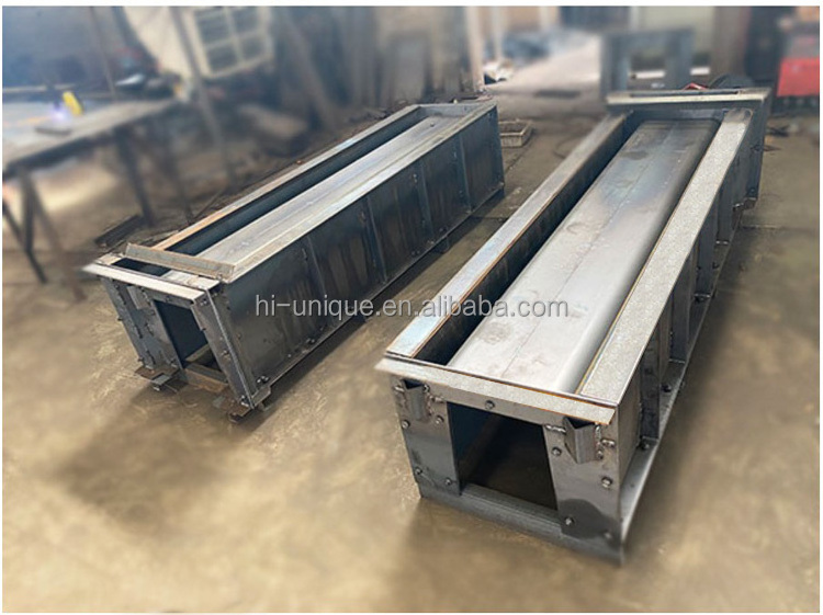 Precast wet casting U shape mold mould making building form machine for sale