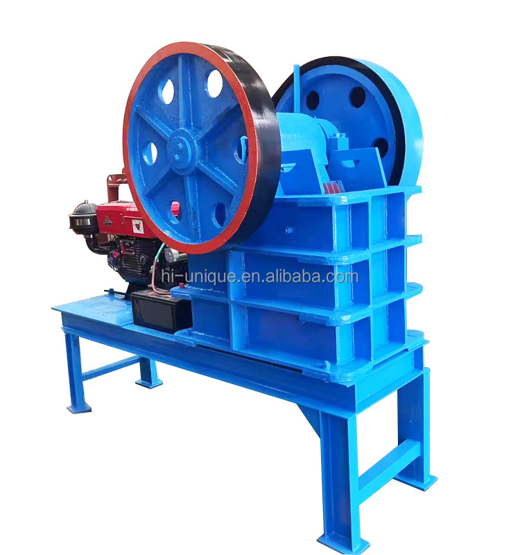 High performance gold mining diesel engine jaw crusher widely used in quarry mine small stone crusher for sale