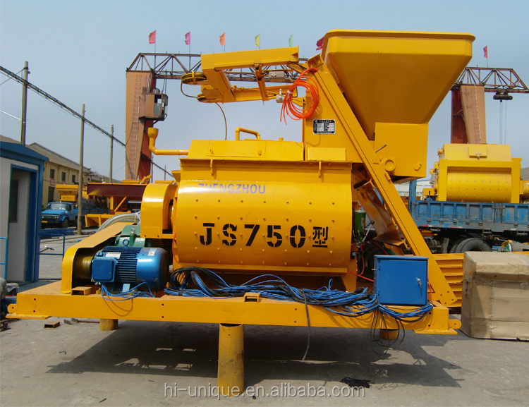 JS750 750L Concrete Mixer Lift Machine Price