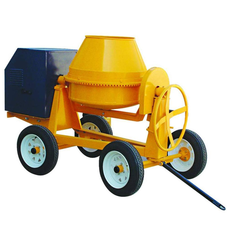 electric motor 8-10m3/h stand self loading concrete mixer for sale