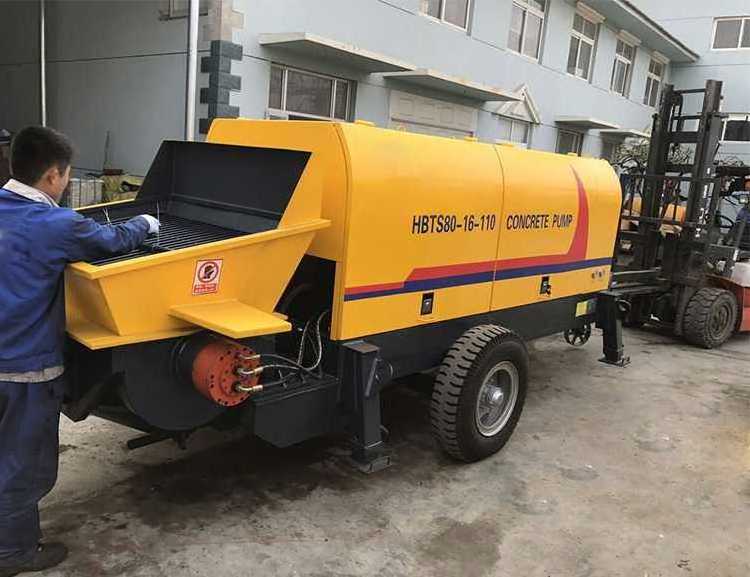 Best selling electric trailer concrete pump manufacturer