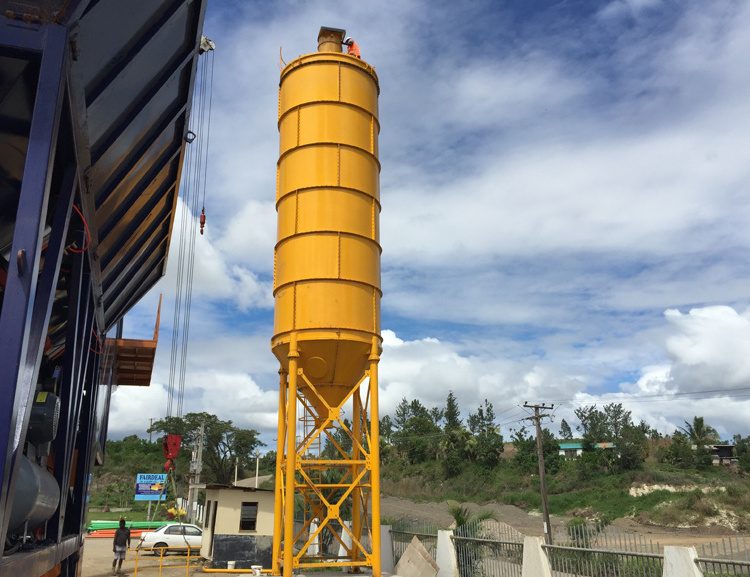 Low prices of 50 ton horizontal design mini bolted cement silo