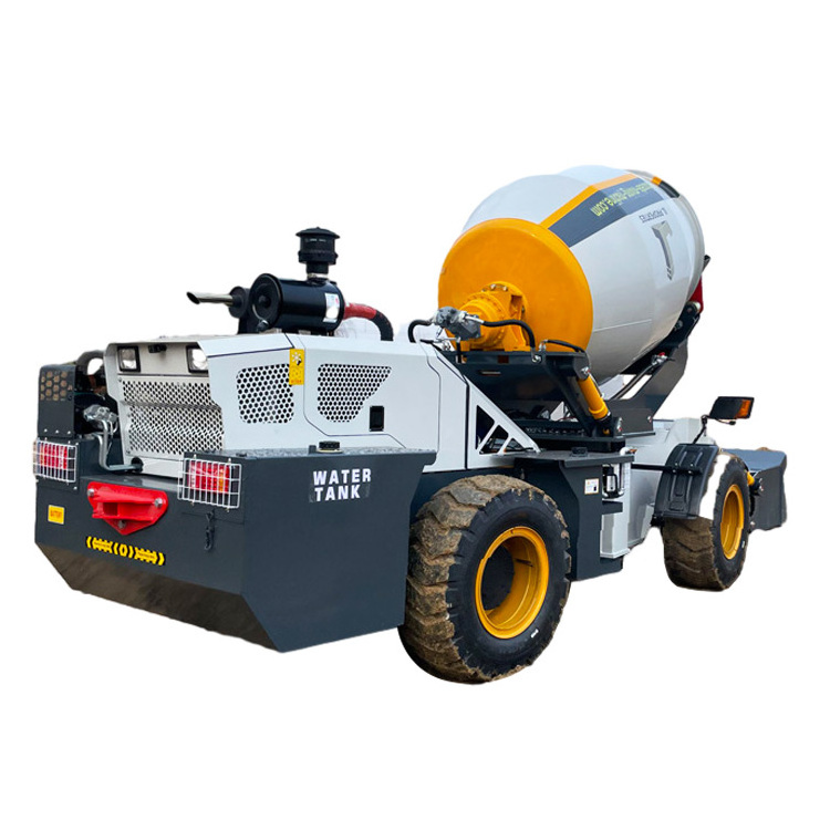 Official Mobile 5.5m3 Self Loading Propelled Loader Truck Mounted Concrete Mixer Price List