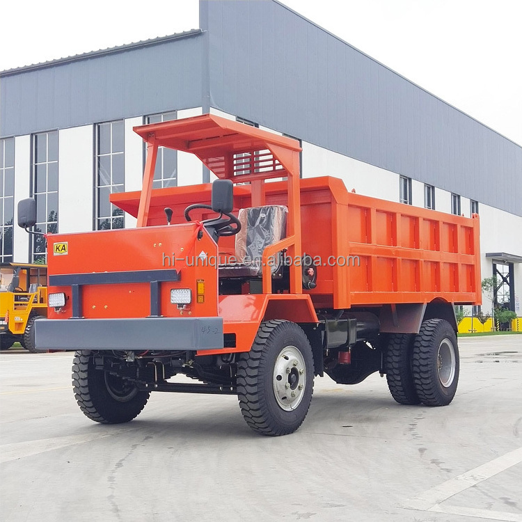 Narrow and small mining transport vehicles,6 ton underground tunnel dump trucks