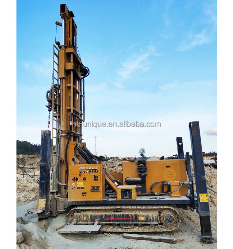 High efficiency Crawler drill rig Small Water Bore Well Drilling Machine in Nepal