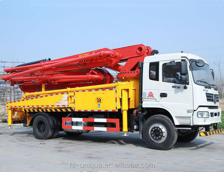 China Factory Seller Truck Mounted 25m mini concrete pump truck