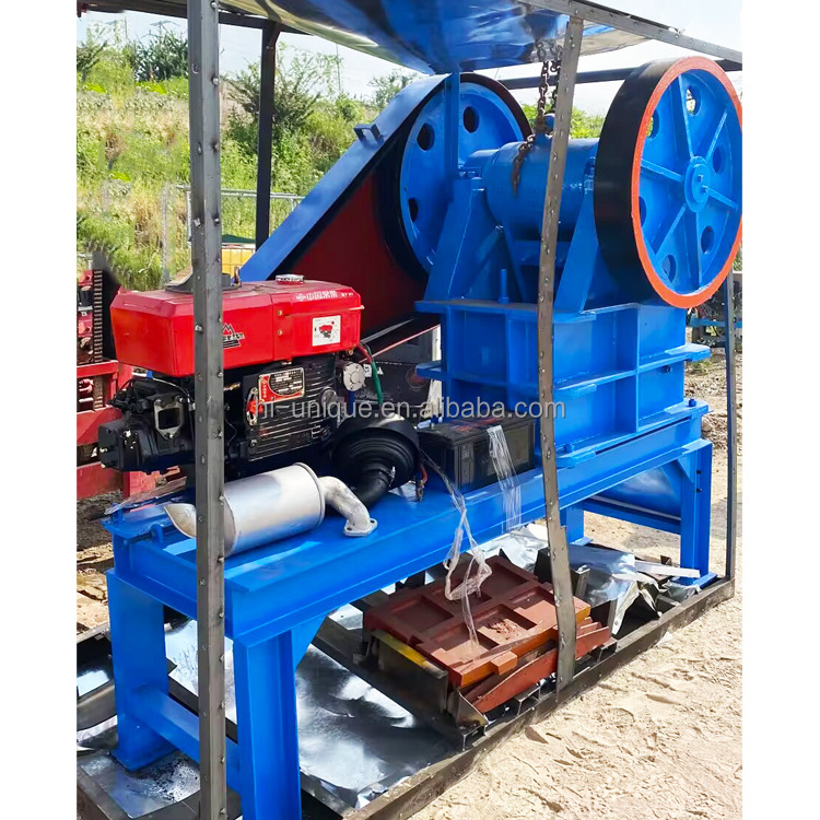 High performance gold mining diesel engine jaw crusher widely used in quarry mine small stone crusher for sale