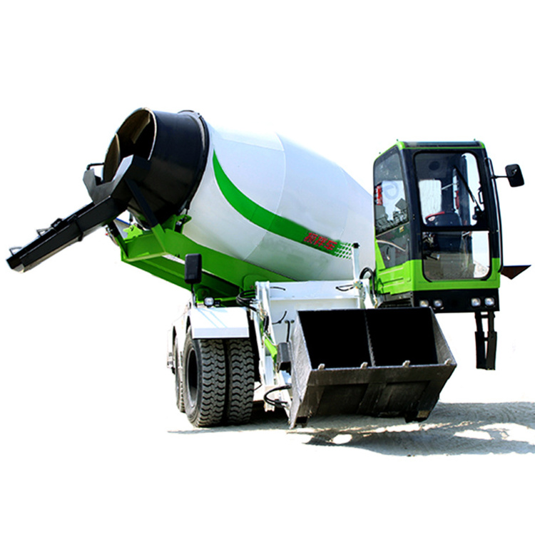 New Design 2.6 CBM diesel cement mixer jamaica self feeding concrete mixer truck