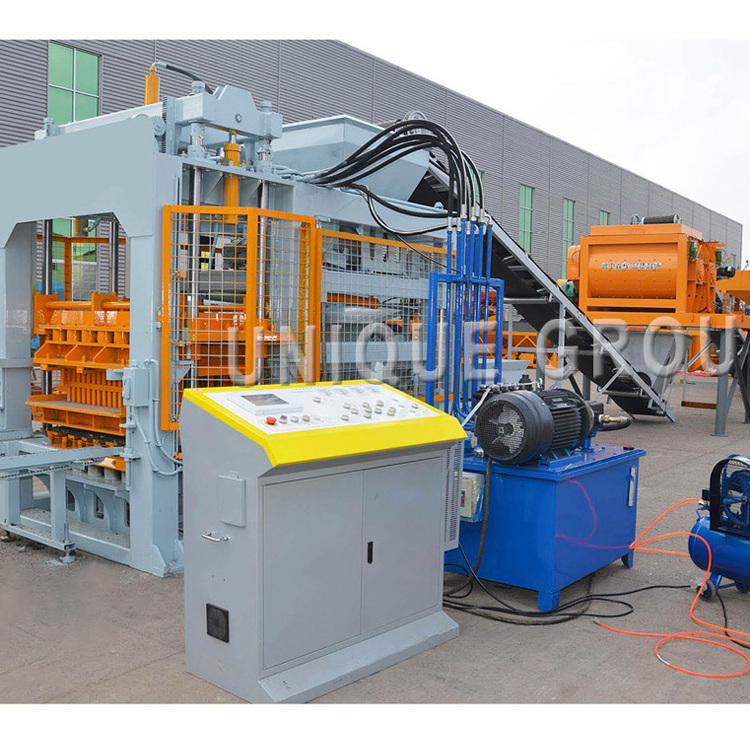 QT8-15 Automatic Brick Making Machine Building Precast Concrete Block Making Machine Price in Jamaica Ethiopia Ghana