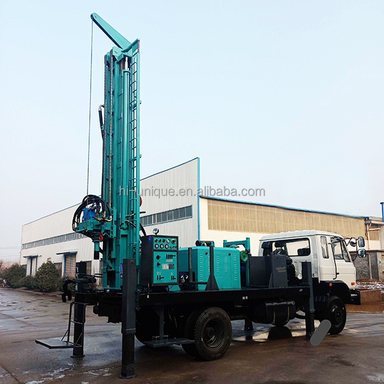 600m water well drilling truck water well drilling rig machine with air compressor