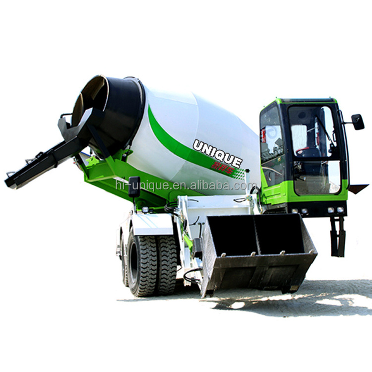 5 yard portable diesel small self loading concrete mixer for sale in dubai