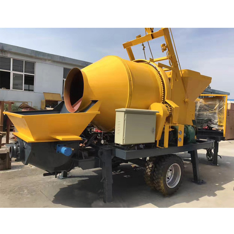 Factory Provide Mobile Concrete Mixer Pump Diesel JBT30 Concrete Pump With Mixer