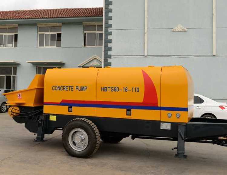 Best selling electric trailer concrete pump manufacturer