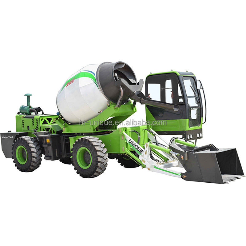 5 yard portable diesel small self loading concrete mixer for sale in dubai