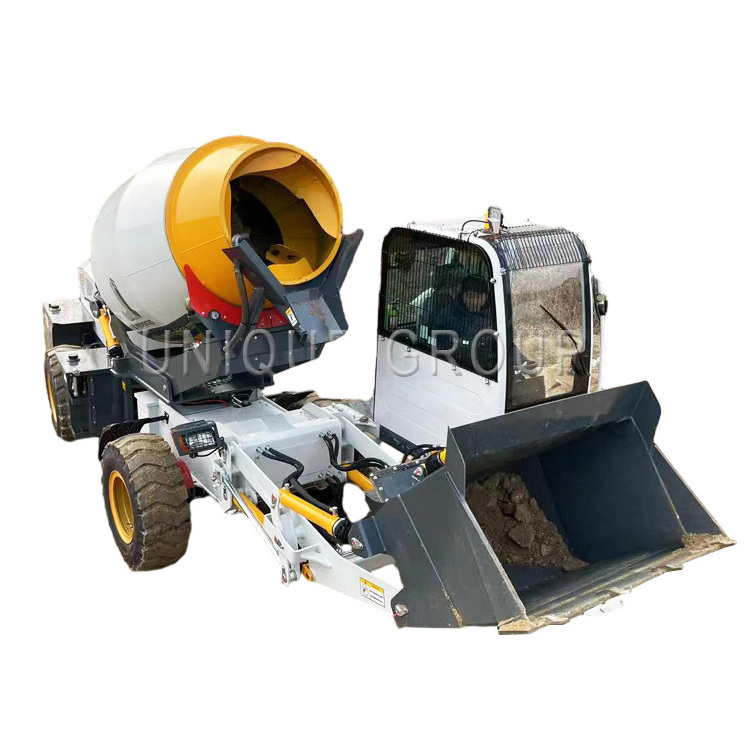 Official Mobile 5.5m3 Self Loading Propelled Loader Truck Mounted Concrete Mixer Price List