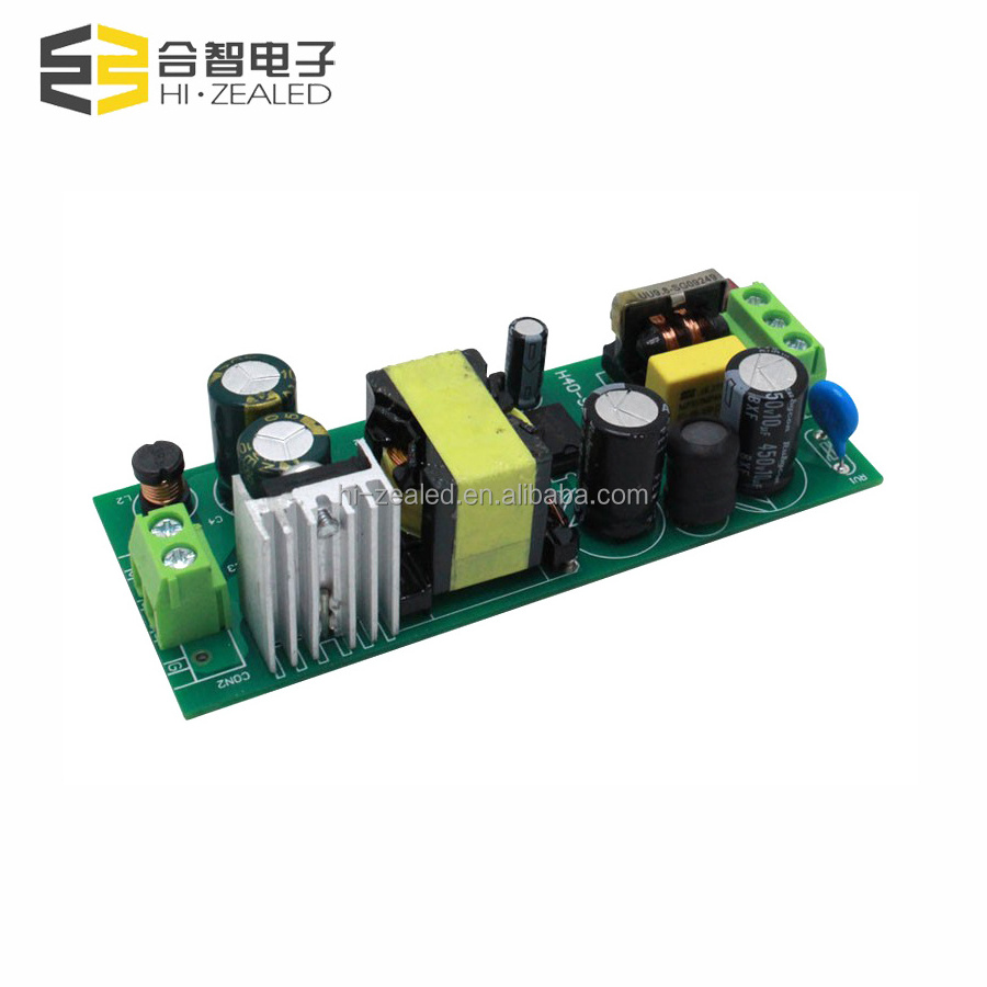 LED indoor light switching led driver 120vac to 12vdc 24v 24w constant voltage circuit led power supply driver