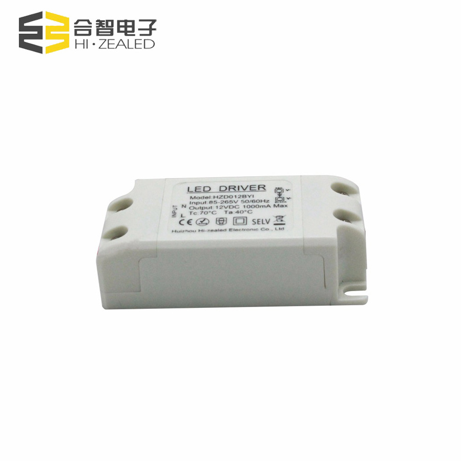 High quality  CE FCC ROHS TUV 12w 9v dc led driver 0.5A/0.8/1A power supply open frame led driver 36v12 volt transformer