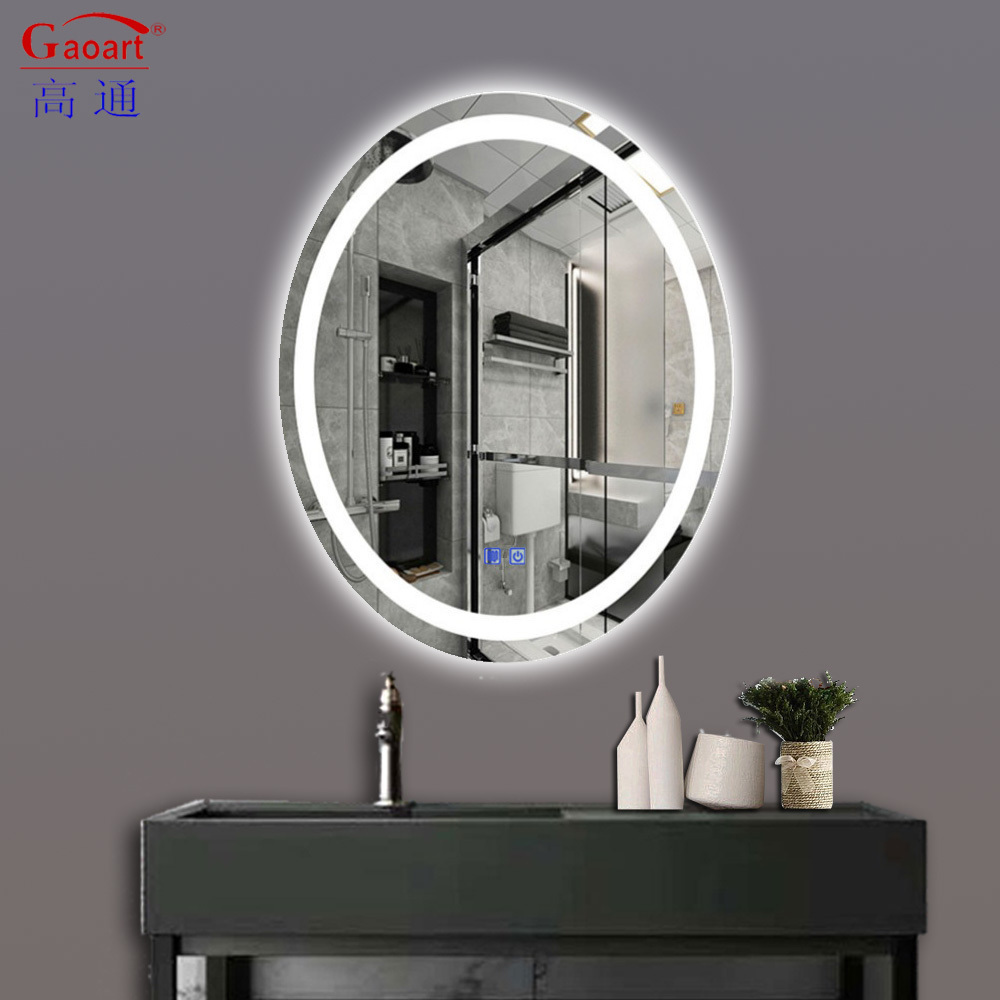 New Design Stick Stand Decorative Mounted Bathroom Home Modern Bath Large Wholesale Decor Wall Mirror With Led Light