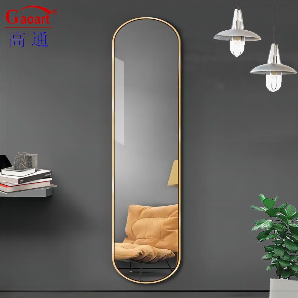 Popular Design Large Black Stand Oversized Unbreakable Sheet Full Length Salon Huge Ornate Up Sticker Mirror