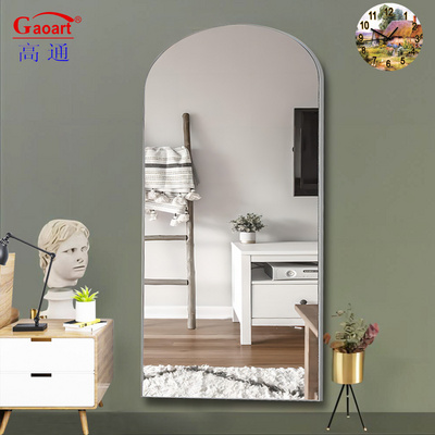 Cheap Full Length Large Salon Hotel Vanity Dance Cheval Metal Frame Floor Big Wall Mirrors Home Decor Unbreakable Sheets Mirror