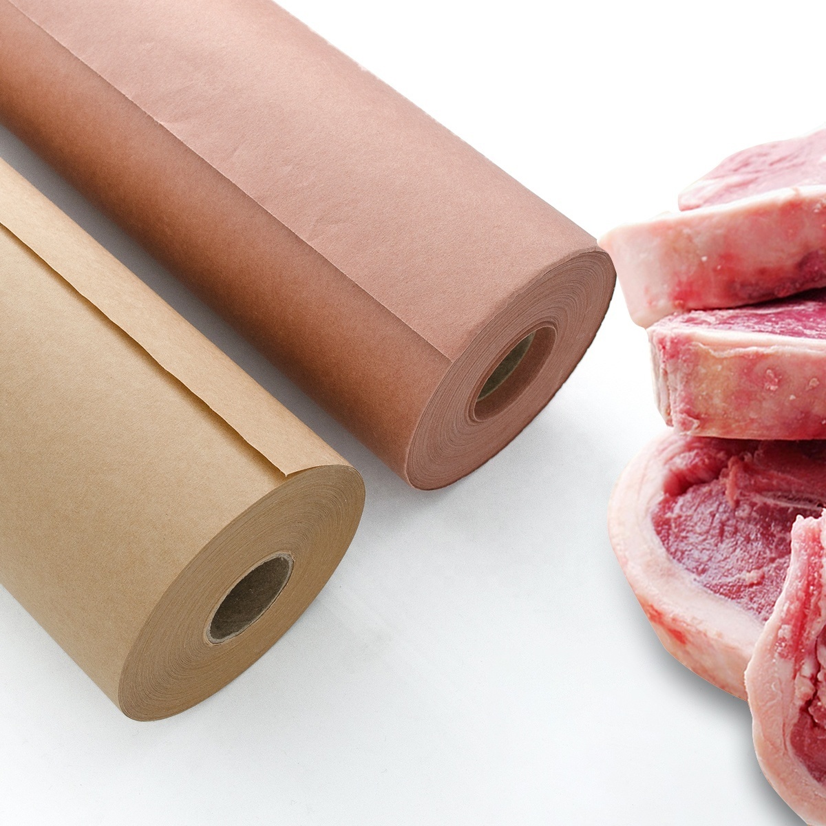 18 inch 24 inch heavy duty wrapping paper for meat grilled oil proof Barbecue Packaging Paper Pink Butcher Paper Roll