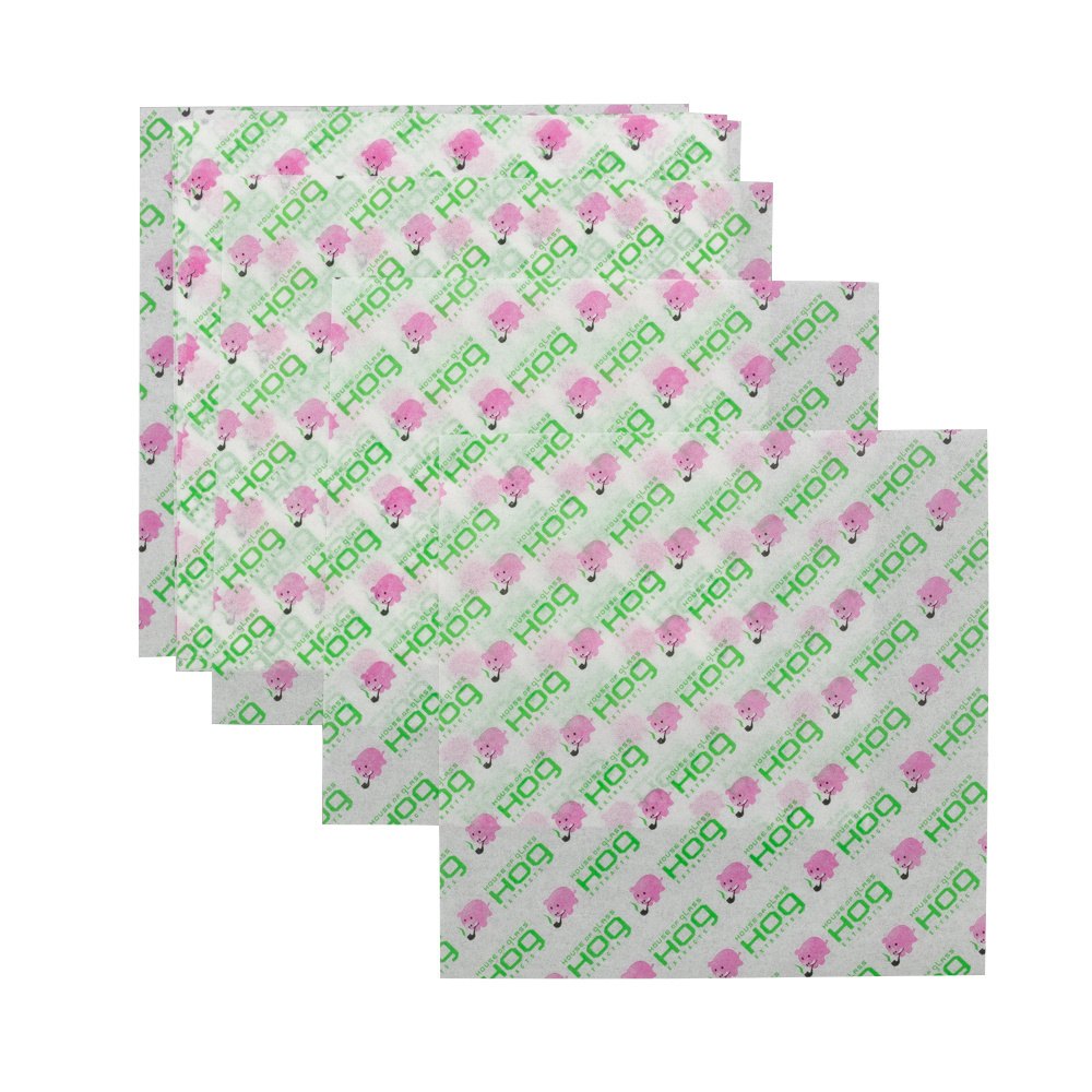 Custom printing food grade biodegradable greaseproof 38-90g butter wrapping paper for packaging