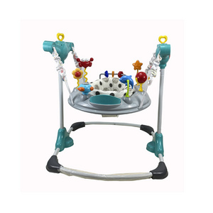 EN lightweight infant baby jumping walker portable baby activity center with music and toys