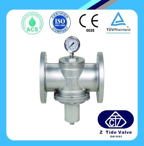 Direct Acting Type Back Pressure Valve Made in Taiwan Stainless Steel