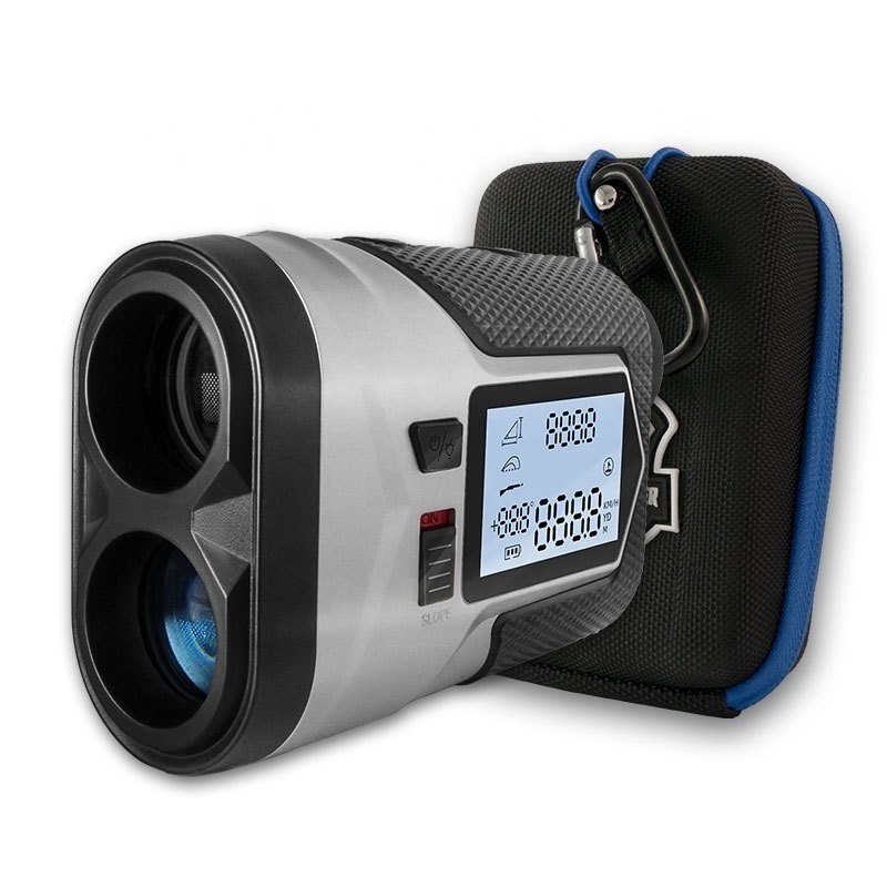 Golf Telescope Laser Rangefinder Charging with Screen Speed Measurement Angle Lock Flag Vibration 1200m