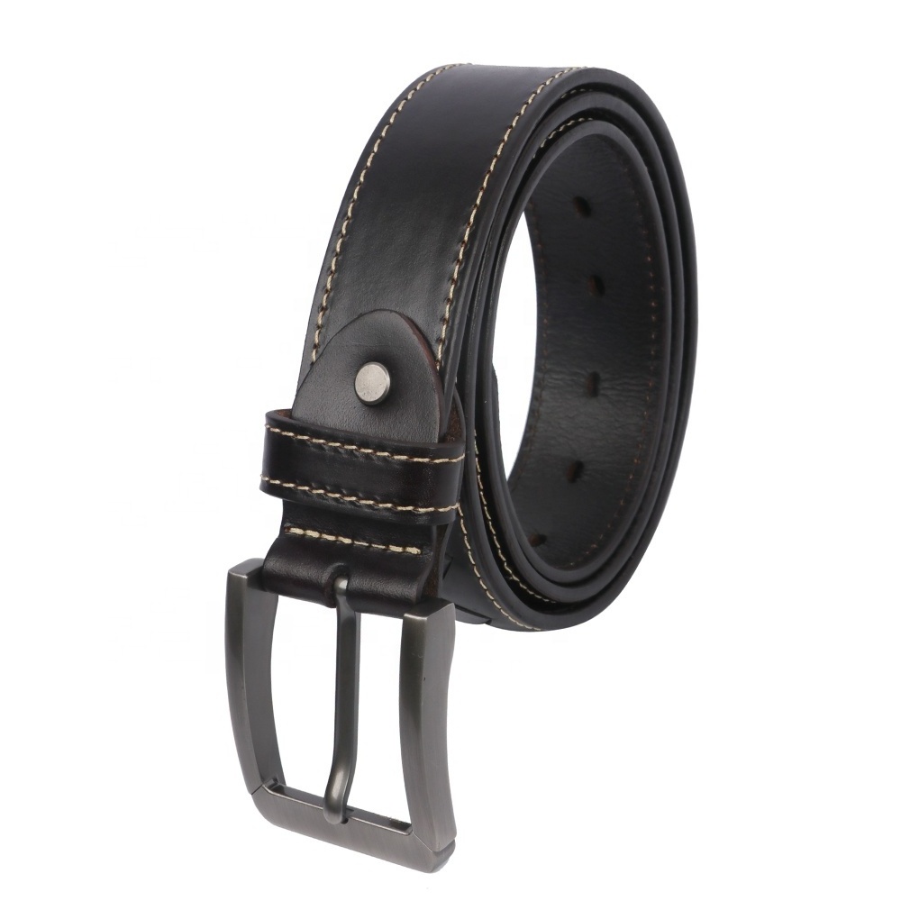 High quality hand made top grain genuine leather belt