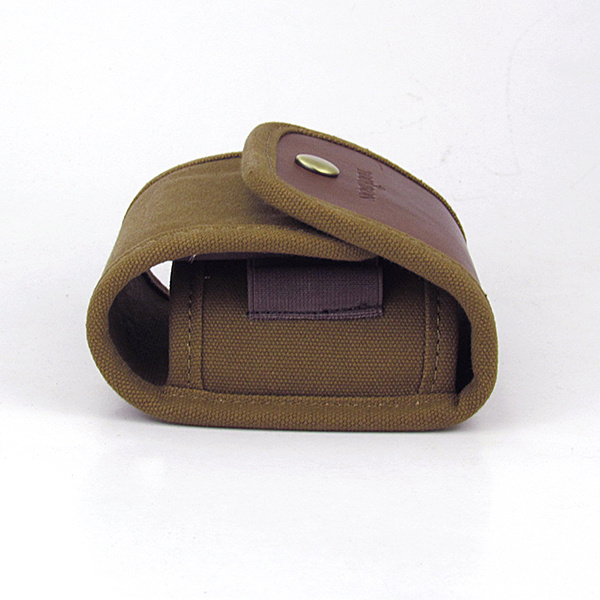 Tourbon Ammunition Cartridge Carrier Heavy Canvas and Leather Shell Pouch/Ammo Wallet