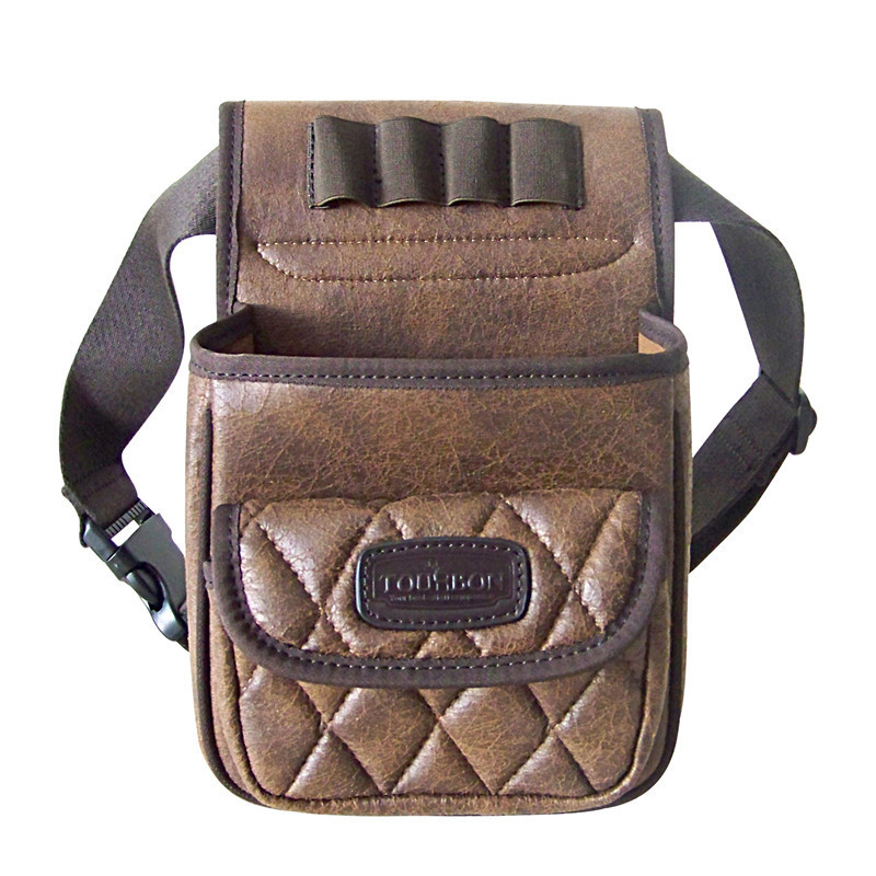 Tourbon Hunting PU Ammo Leather Cartridge Bag