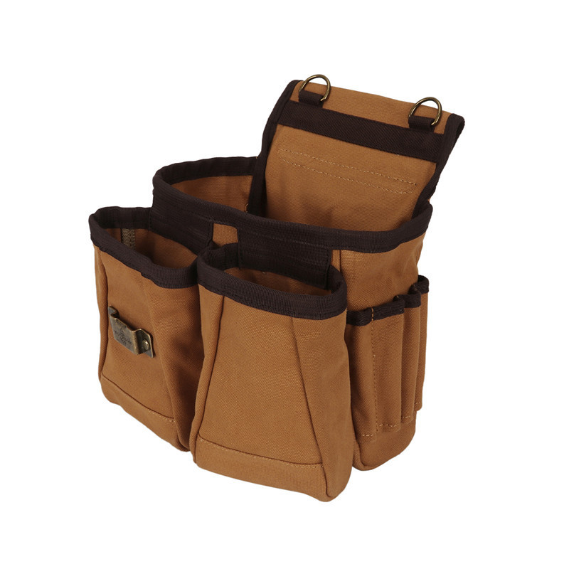 Functional Nylon Canvas Fabric Waist Pouch Carpentry and Garden Tool Bags for OEM